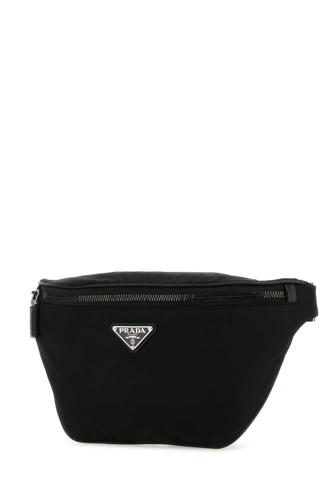Prada Logo-Plaque Zipped Belt Bag