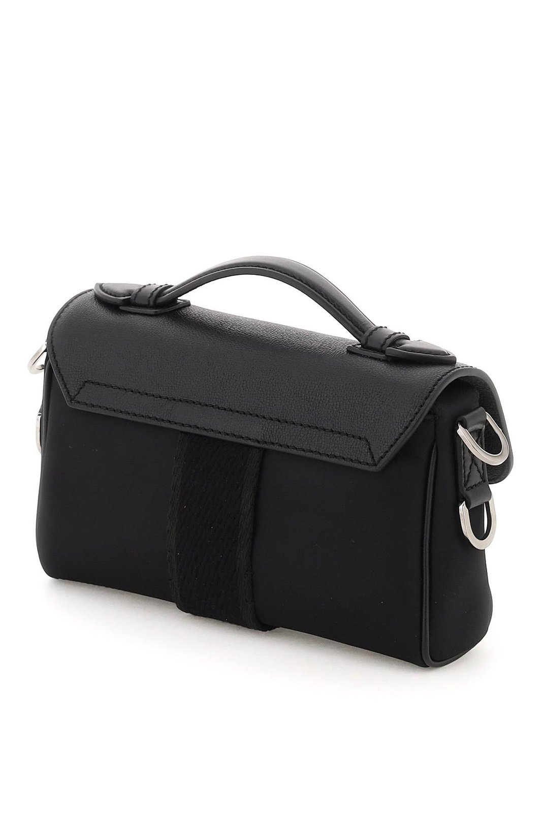 Dolce & Gabbana Logo Plaque Buckled Shoulder Bag