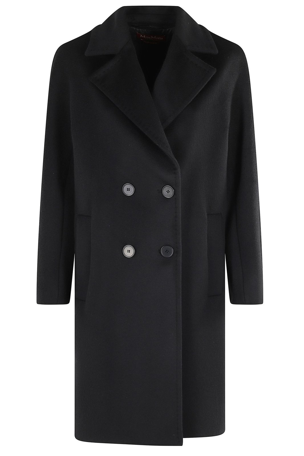 Max Mara Studio Agenda Double-Breasted Long Coat