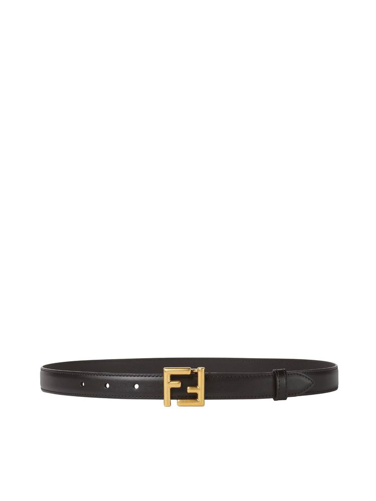 FENDI 펜디 FF 레더 벨트 가죽 8C0648 AAIW F04TX