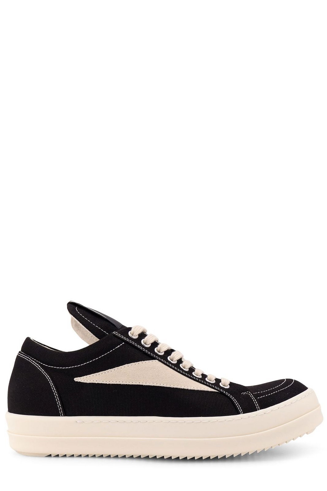 Rick Owens DRKSHDW Round Toe Lace-Up Sneakers