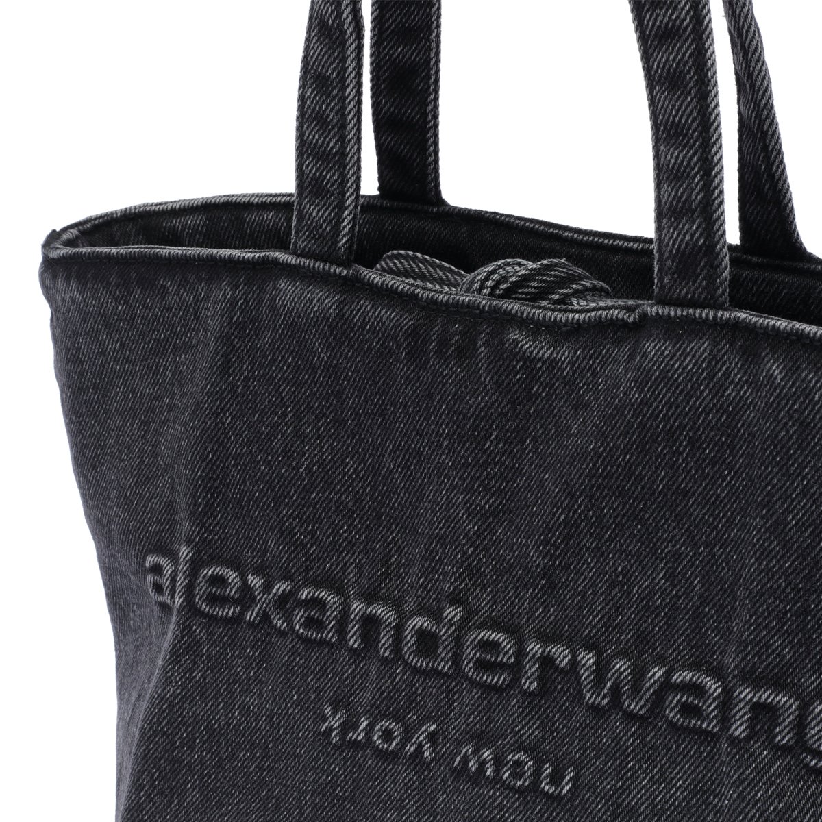 Alexander Wang Logo Embossed Small Punch Tote Bag
