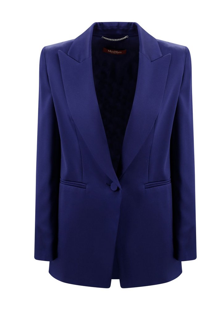 MAX MARA STUDIO 싱글 브레스티드 테일러드 블레이저
