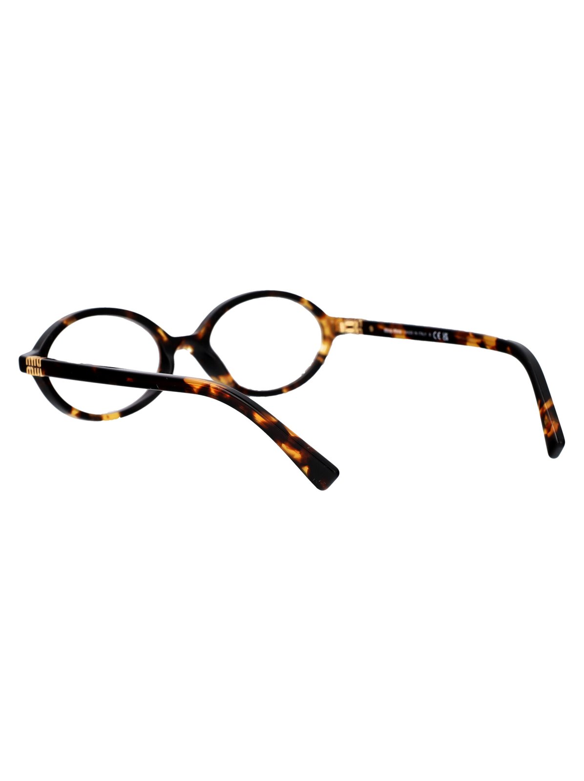 Miu Miu Eyewear Oval Frame Glasses