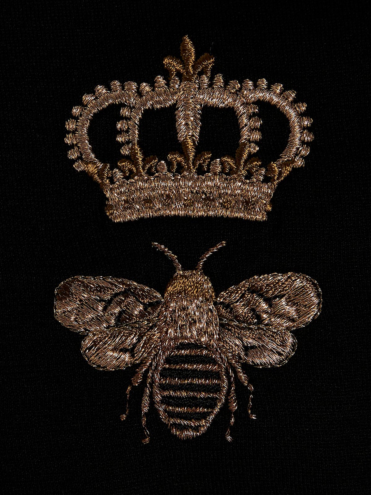 Dolce & Gabbana Sicily Crown Embroidered T-Shirt