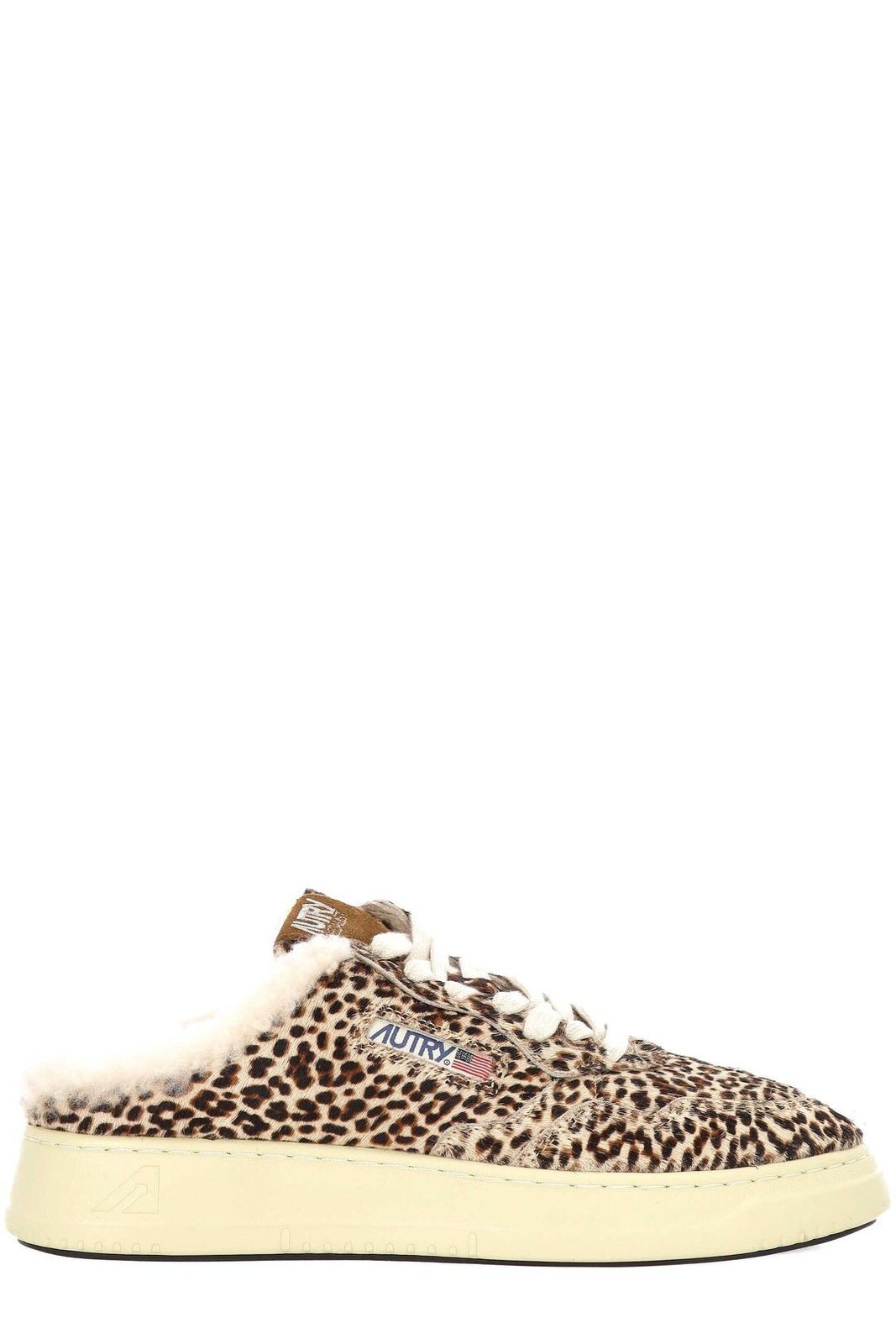 오트리 메달리스트 레오파드 프린트 로우탑 스니커즈 MULW YX01