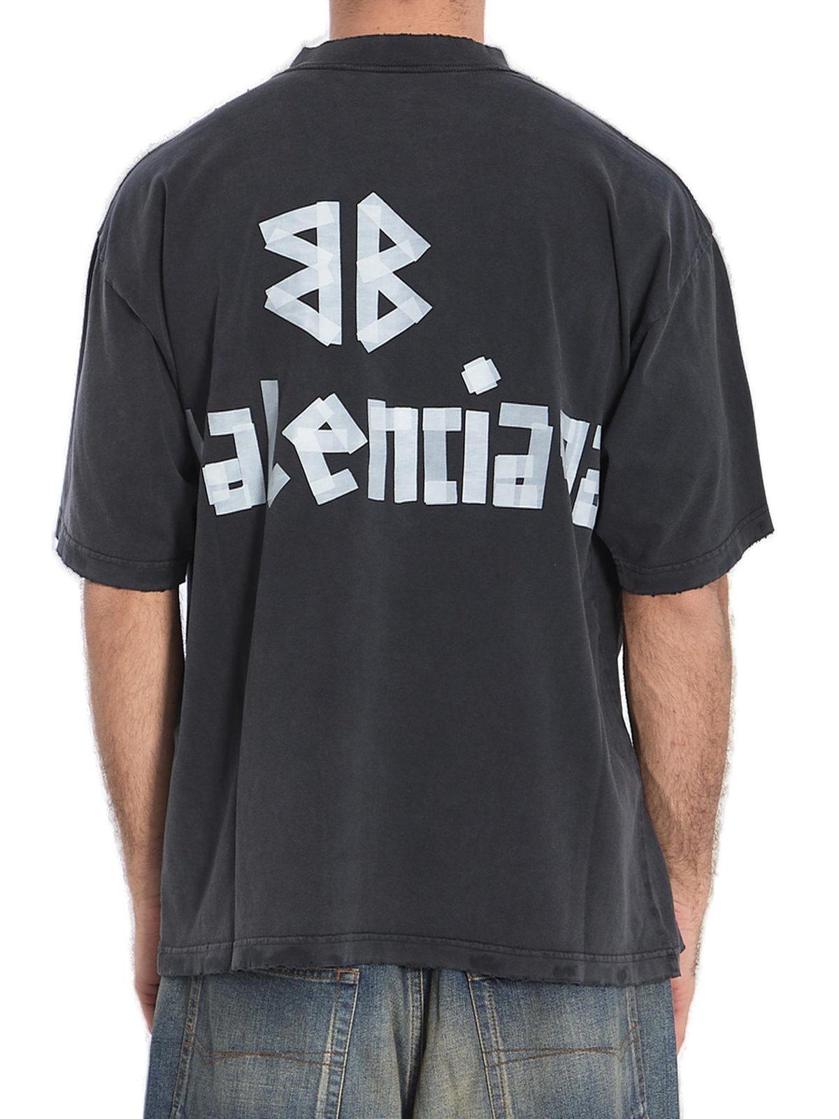 Balenciaga Tape Type Crewneck T-Shirt