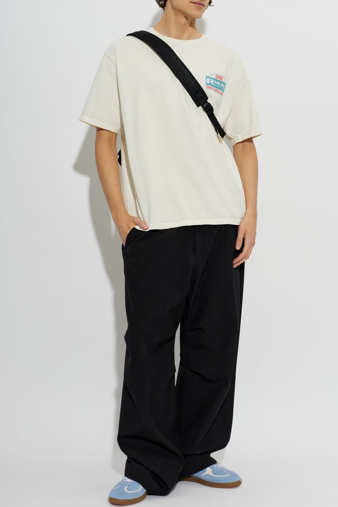 Rhude 랠리 팀 프린트 티셔츠