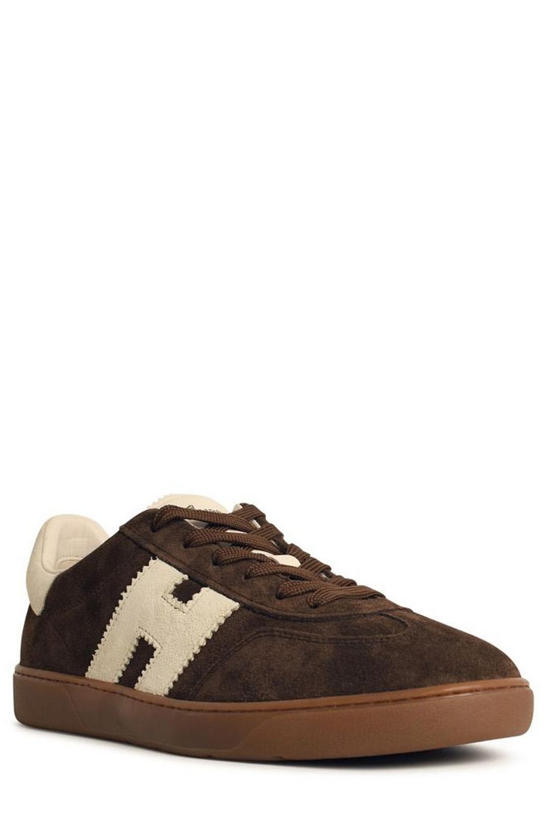 Hogan H647 Logo-Patch Low-Top Sneakers