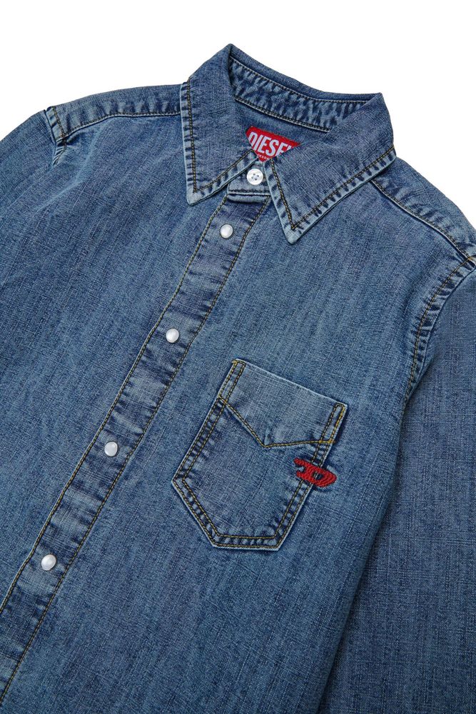 Diesel Kids Csimplyp 데님 셔츠