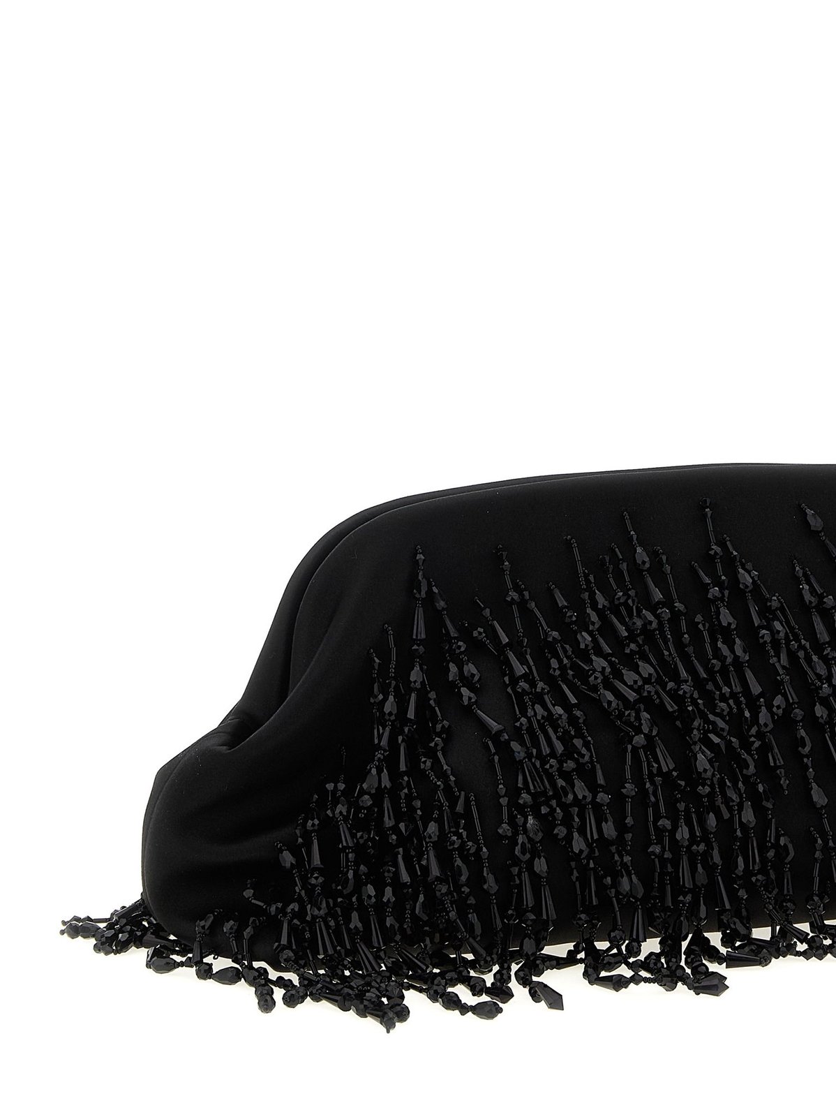 Alberta Ferretti Embellished Satin Clutch Bag