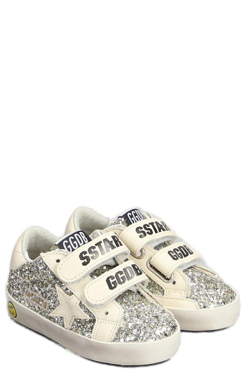 Golden Goose Kids Old School Logo-Patch Glittered Sneakers