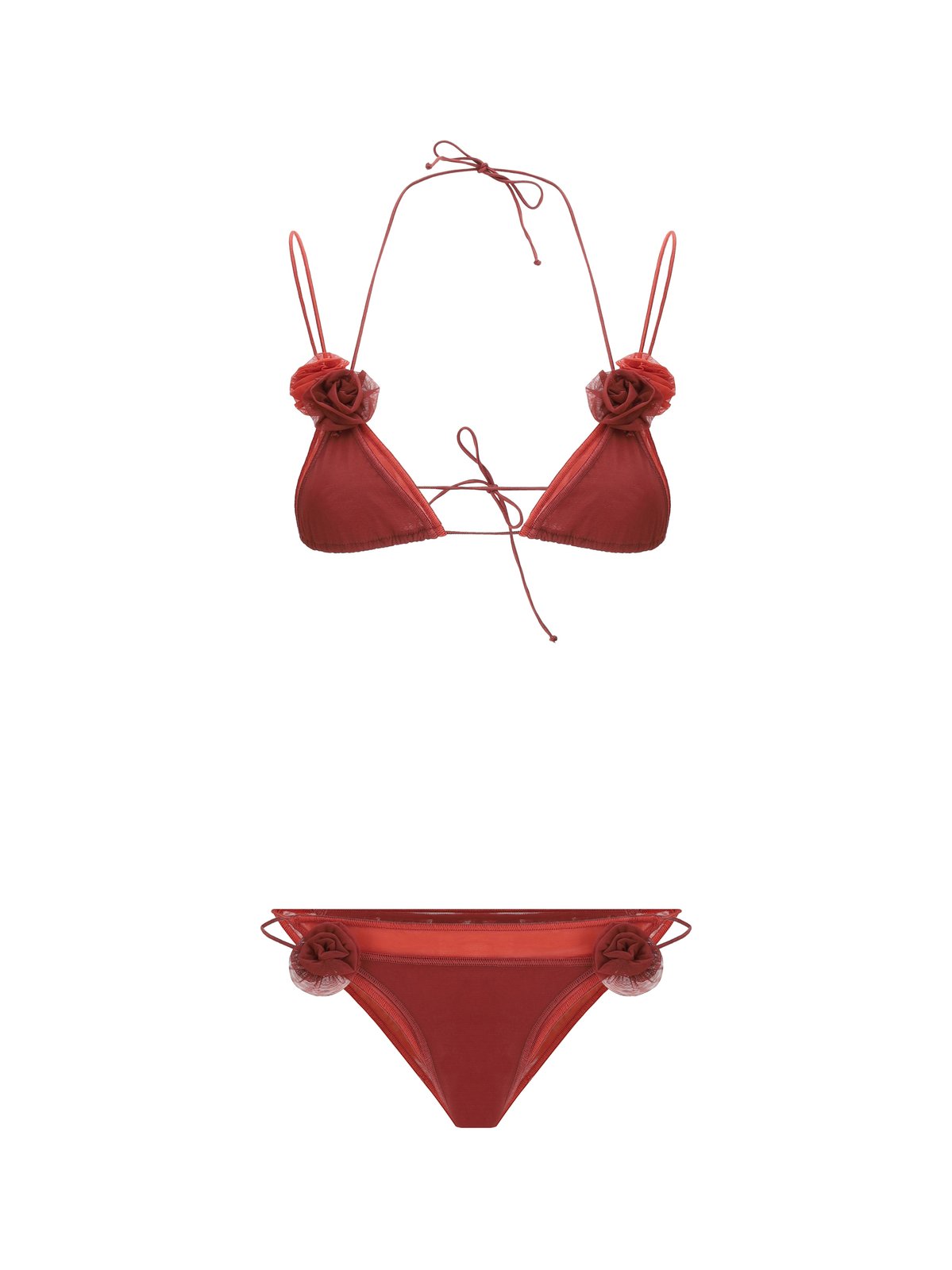 Oséree Flower Detailed Two-Piece Swimsuit