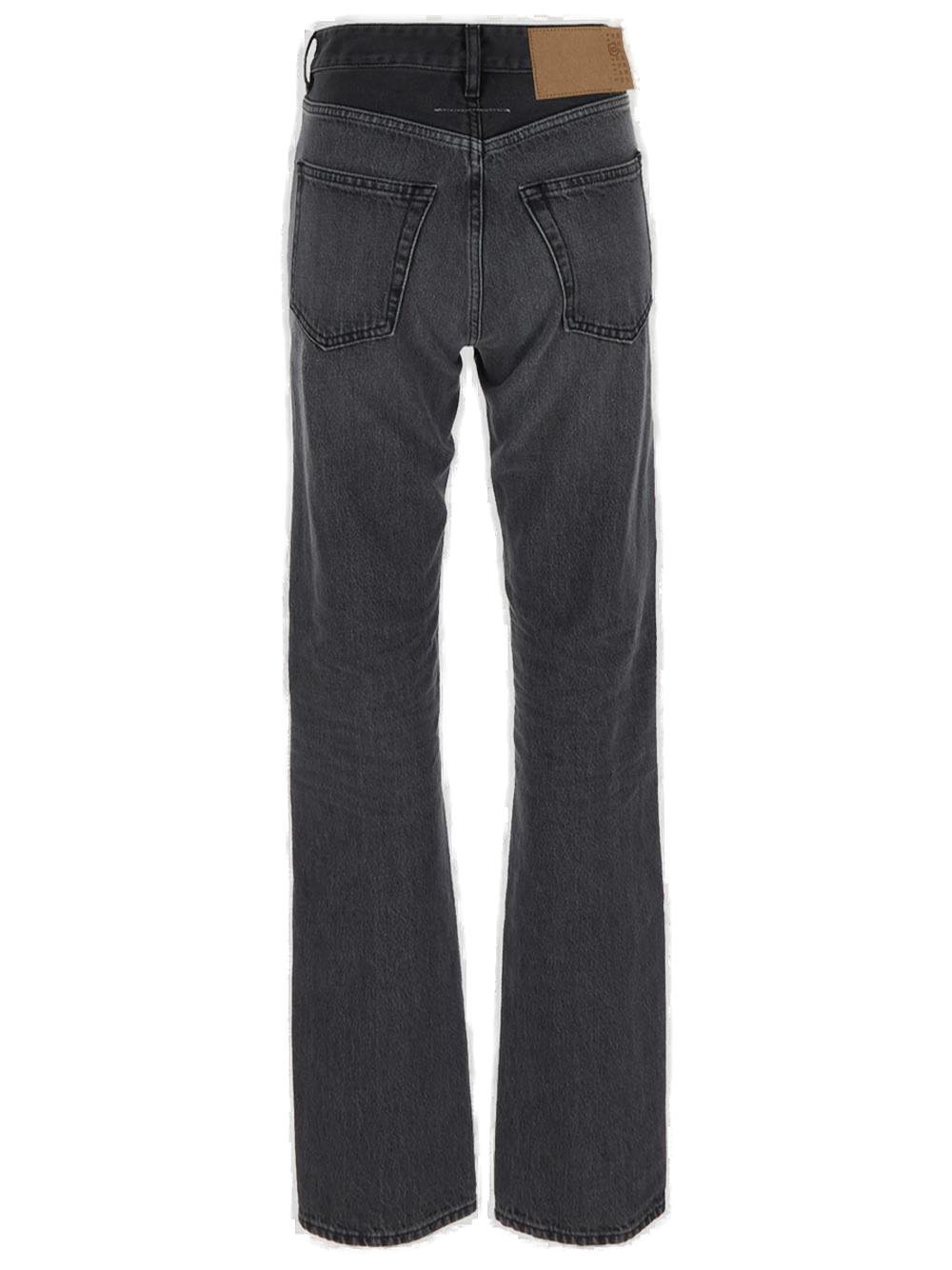 MM6 Maison Margiela Logo Patch Slim Cut Jeans