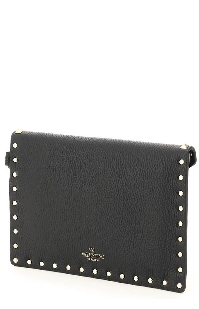 Valentino Garavani Rockstud Envelope Clutch Bag