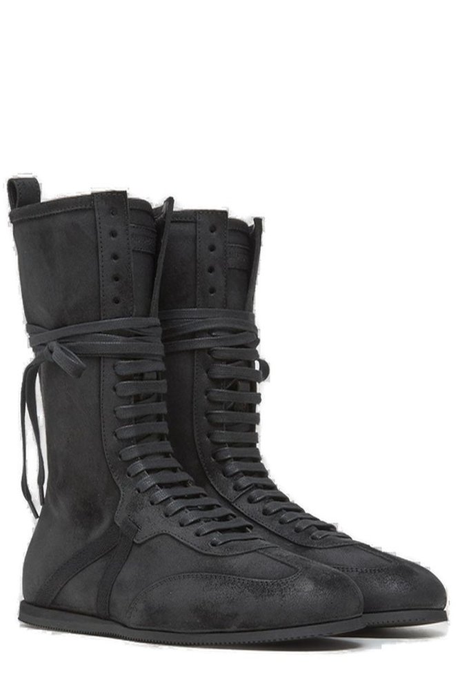 Ann Demeulemeester 피데스 하이탑 복싱 스니커즈