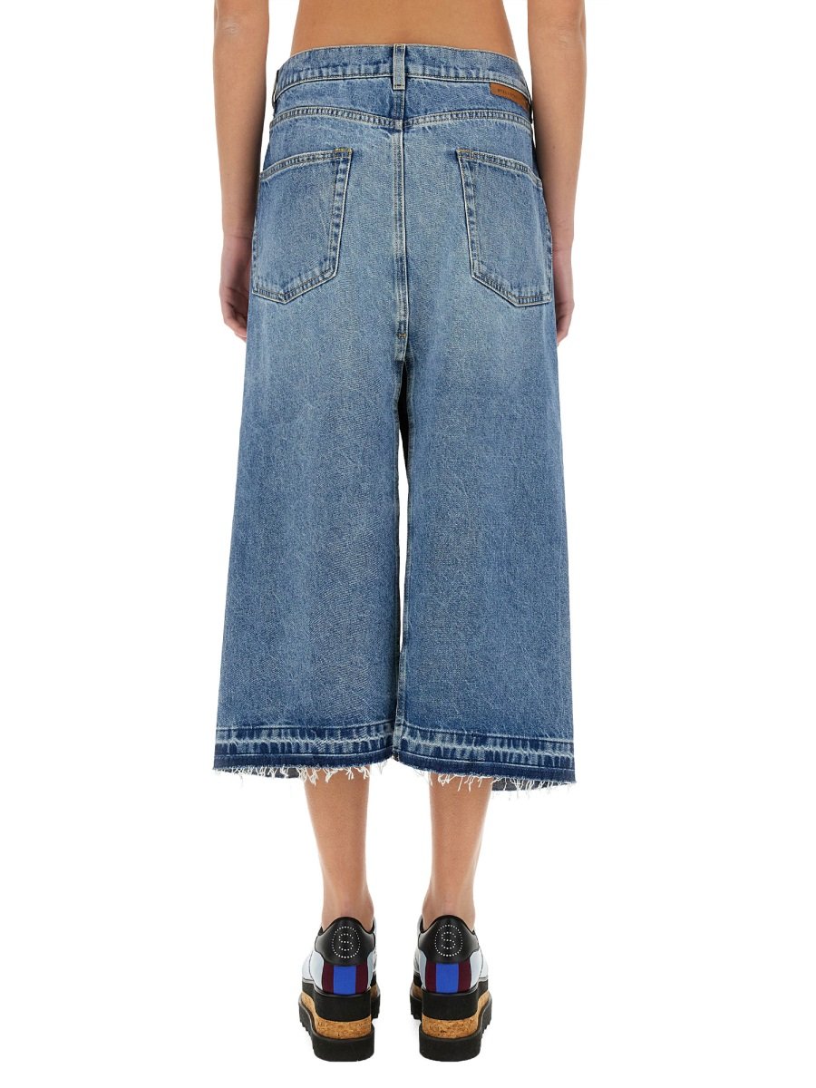 【STELLA MCCARTNEY】コントラスト パネル デニム スカート ステラ マッカートニー コントラストパネル デニムスカート
