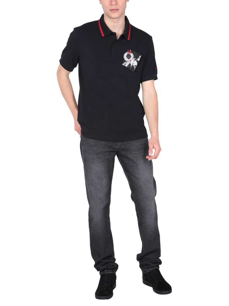 Raf Simons X Fred Perry パッチワーク半袖ポロシャツ – Cettire