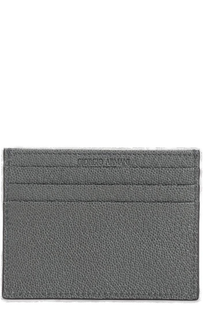 Giorgio Armani Logo Printed Card Holder