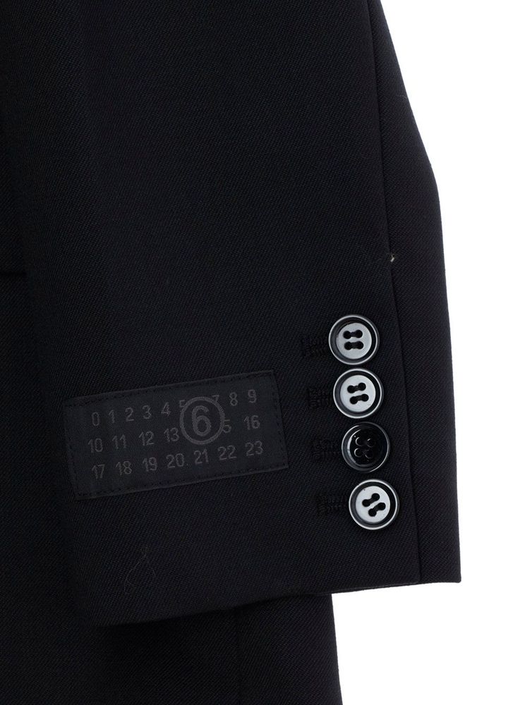 MM6 Maison Margiela Kids 싱글 브레스트 블레이저