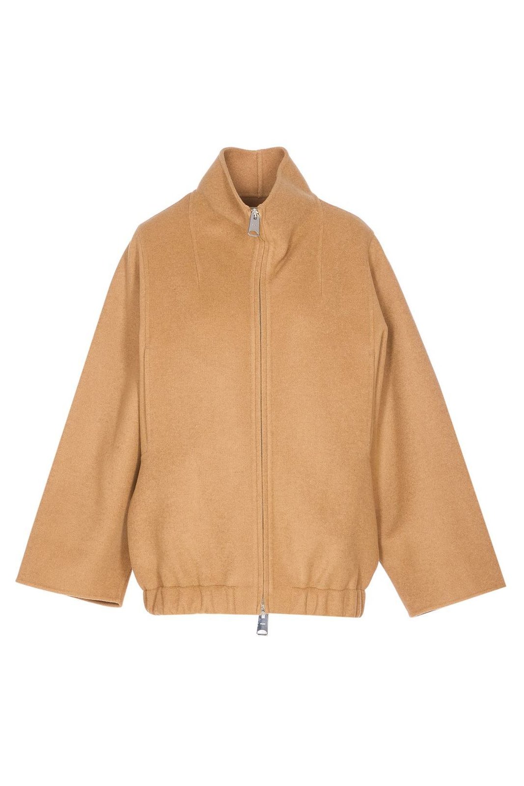 Khaite Garret High Neck Zipped Jacket