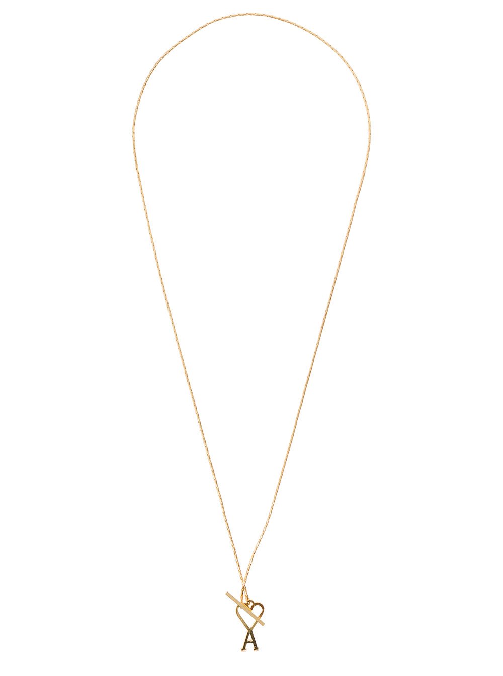 AMI 파리 아미 드 쾨르 체인 목걸이 UJW916361 902