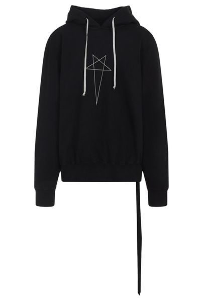 SAINT MXXXXXX Logo Printed Long-Sleeved Hoodie