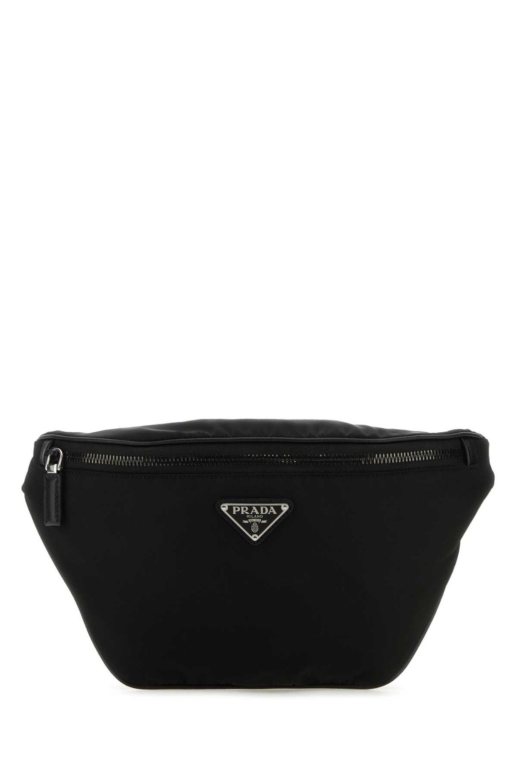 Prada Logo-Plaque Zipped Belt Bag