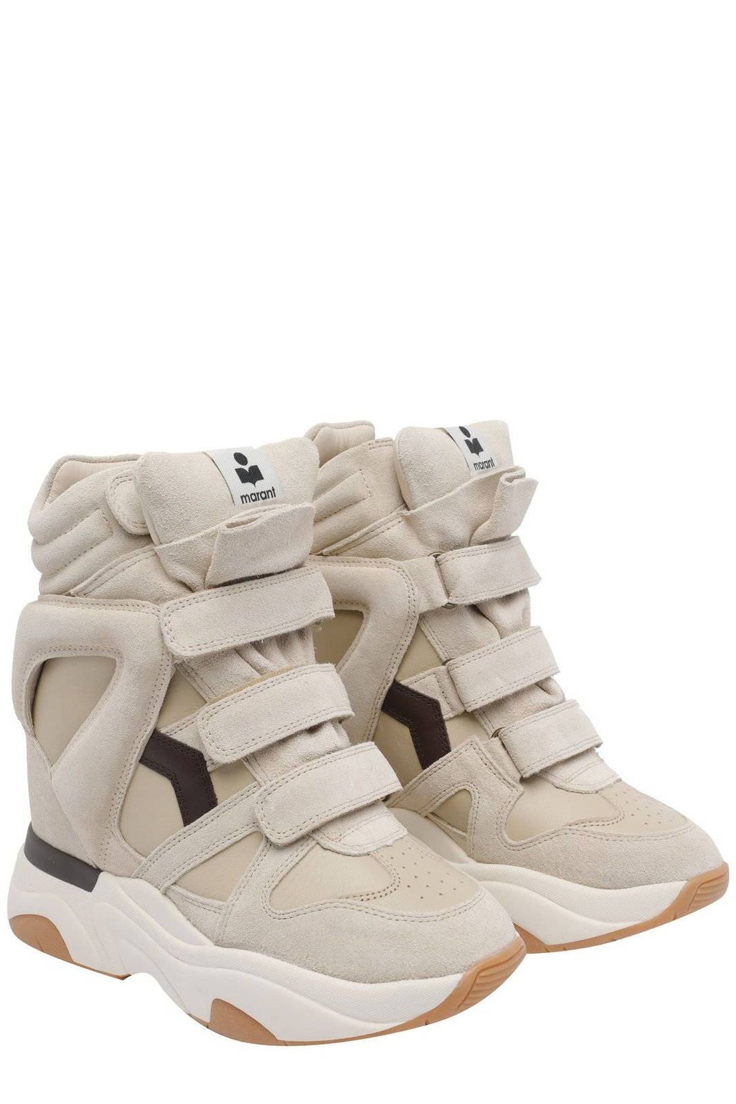 Isabel Marant Balskee High-Top Touch Strap Sneakers