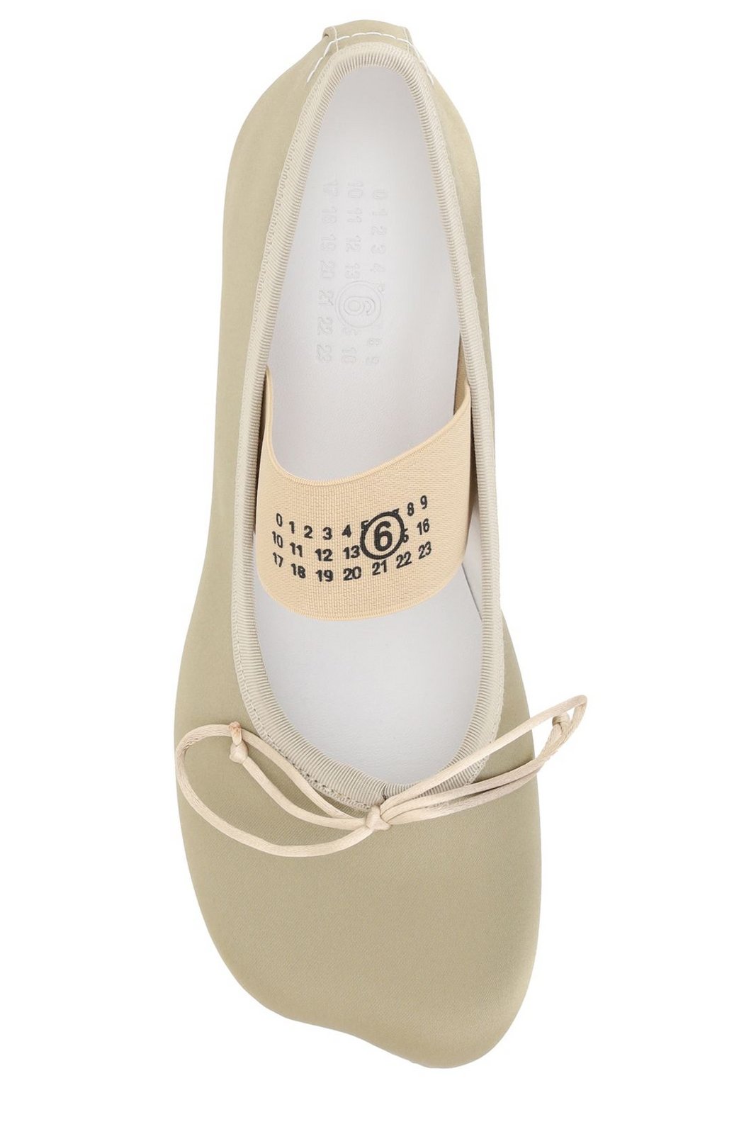 MM6 Maison Margiela Anatomic Square-Toe Ballerina Shoes