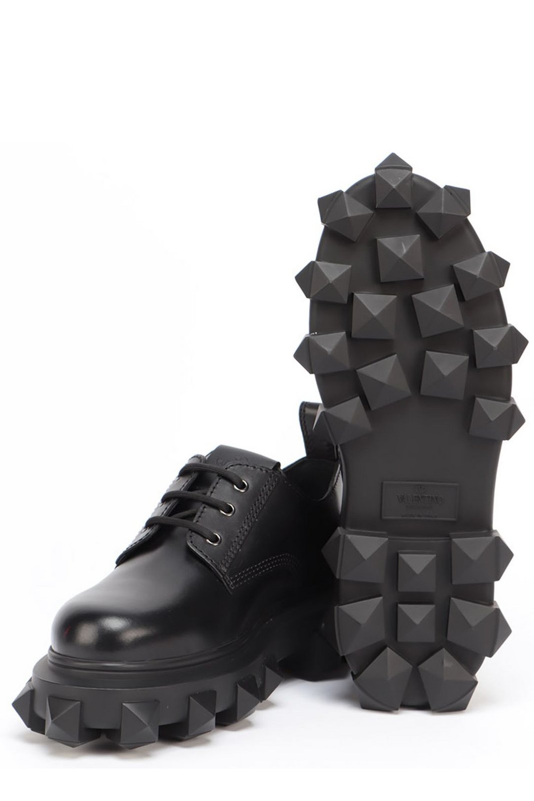 Valentino Valentino Garavani Rockstud Lace-Up Derby Shoes
