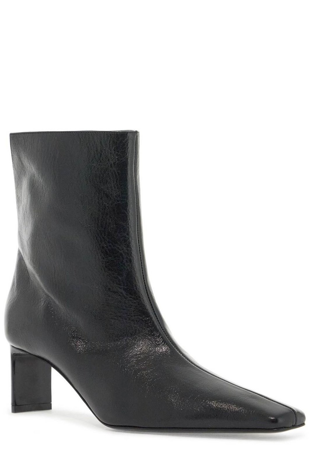 Khaite Squared Toe Ankle Boots