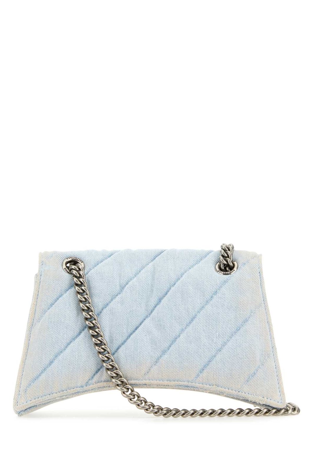 Balenciaga Denim Crush S Shoulder Bag