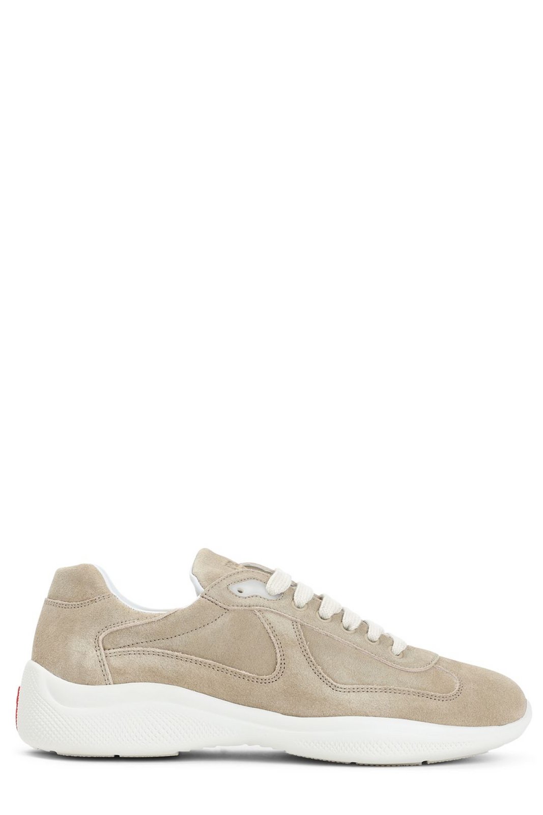 Prada Logo-Embossed Lace-Up Sneakers