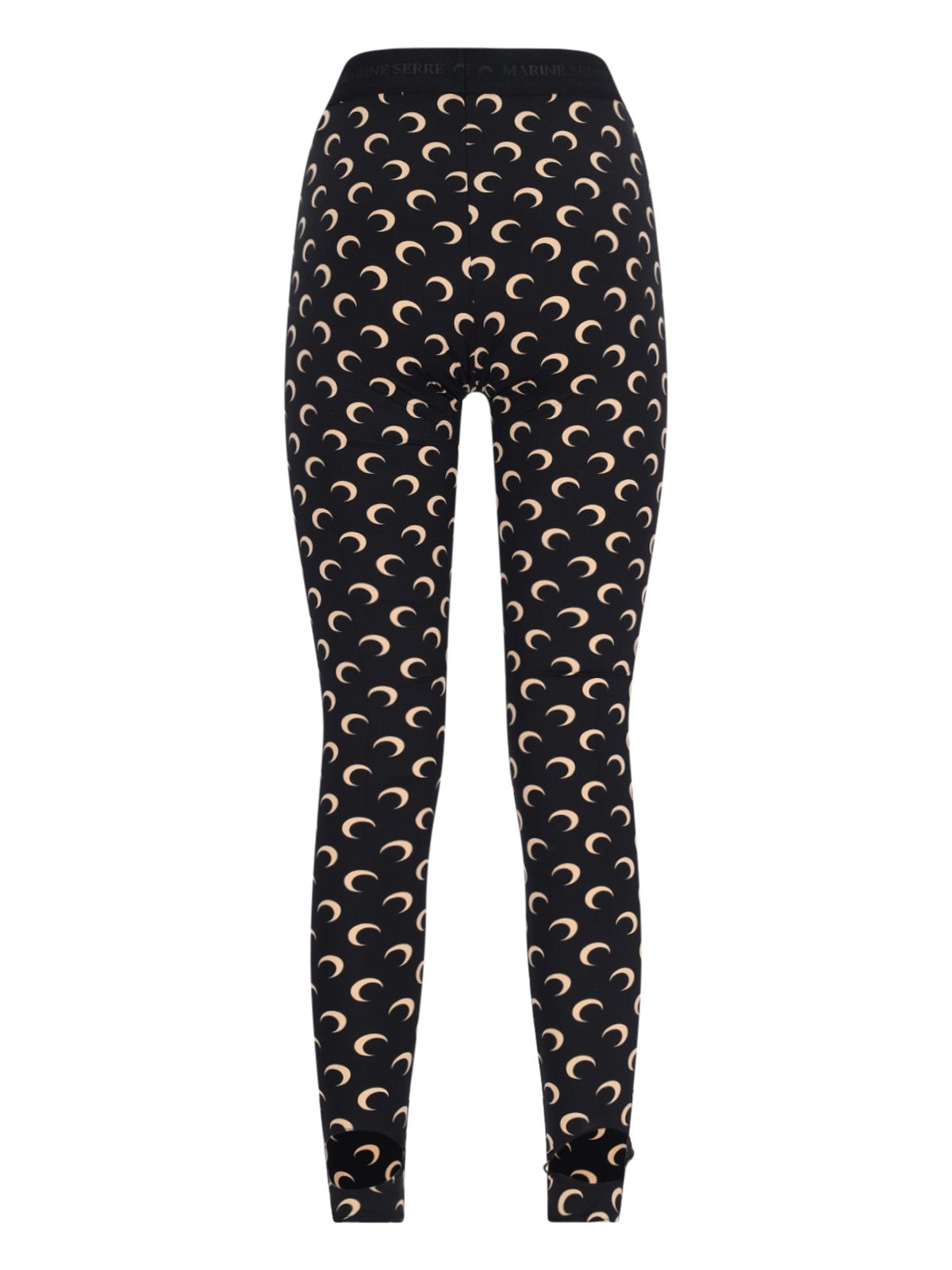 Marine Serre Moon Printed Skinny-Cut Leggings