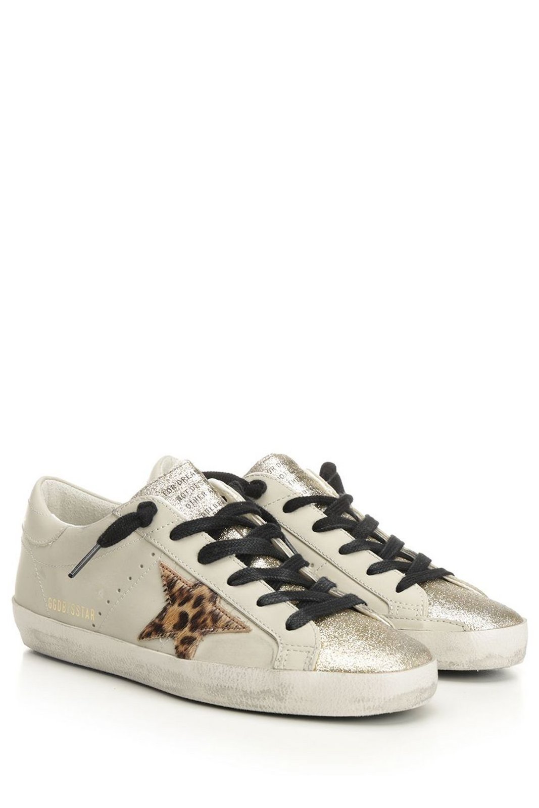 Golden Goose Deluxe Brand Super Star Glittered Sneakers