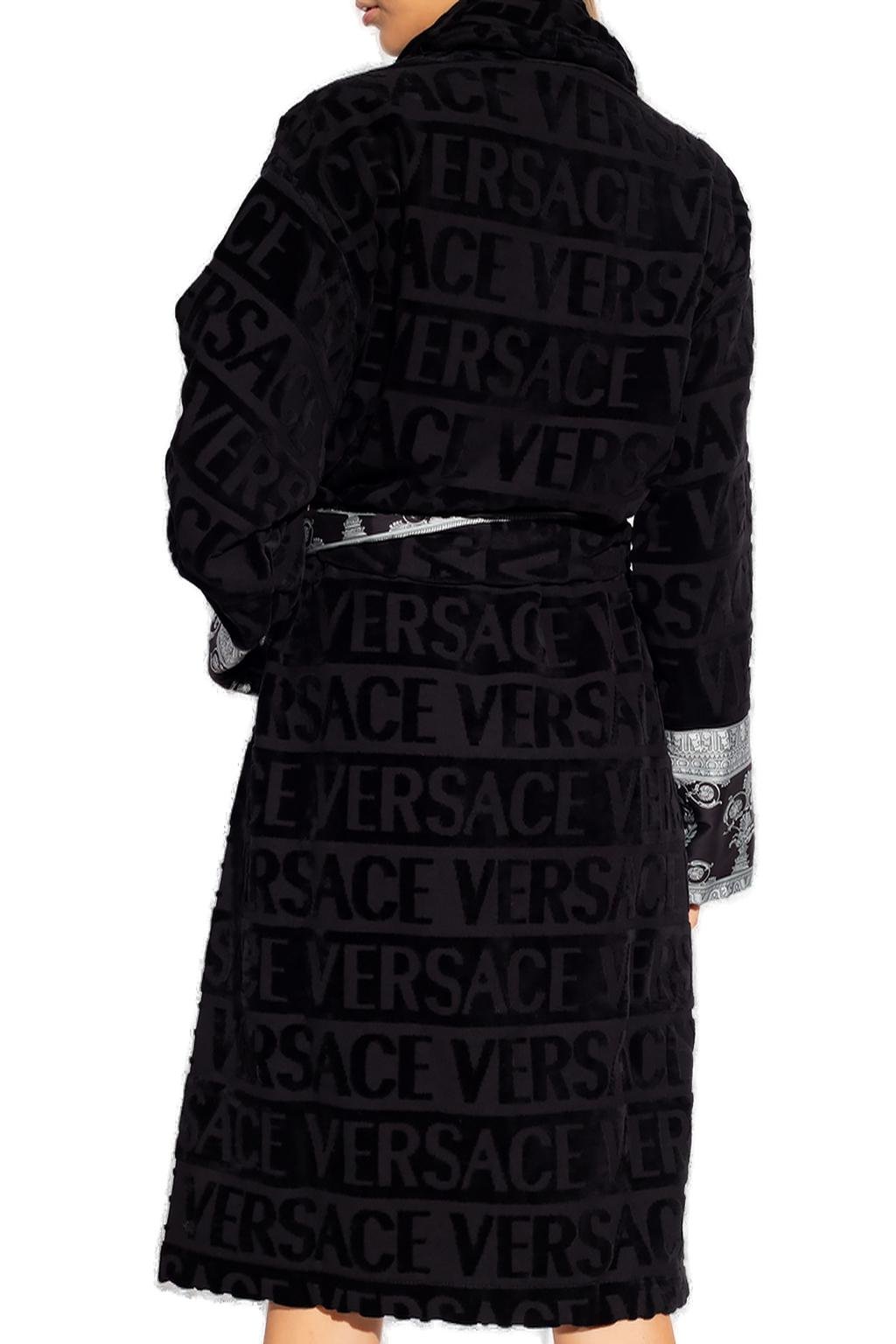 Versace I Love Baroque Belted Bathrobe