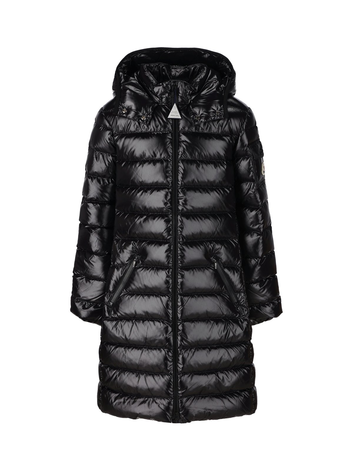 Moncler Enfant Logo Patch Puffer Coat