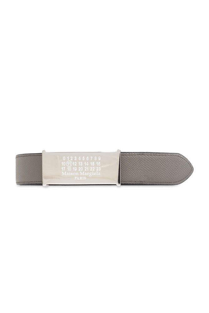 ◆Maison Margiela◆パンチホール バックルベルト カーフレザー Maison Margiela パンチホール バックルベルト