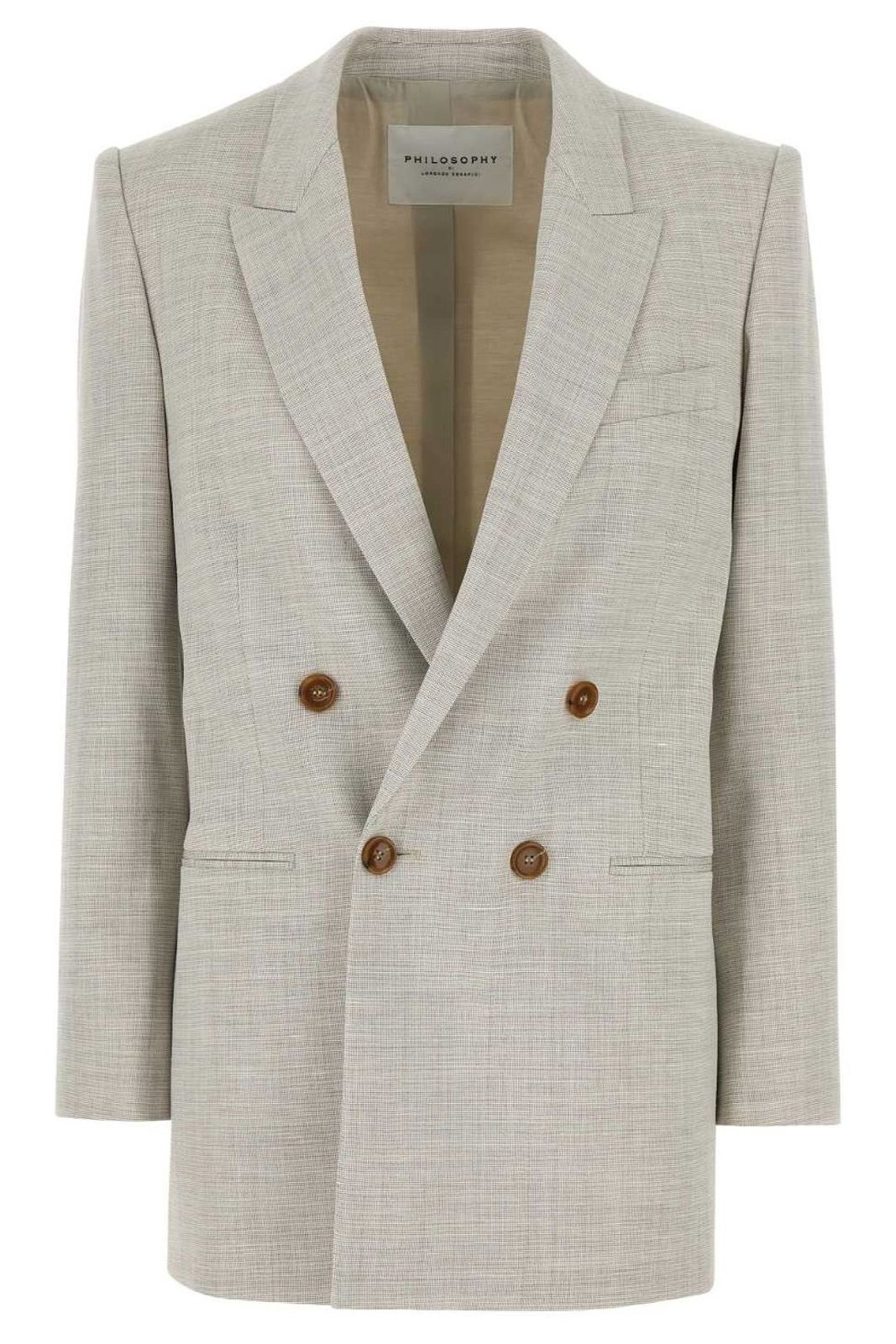 ボトムスその他 Philosophy Di Lorenzo Serafini Double-Breasted Blazer With Philosophy di Lorenzo Serafini Claret Red Double-Breasted