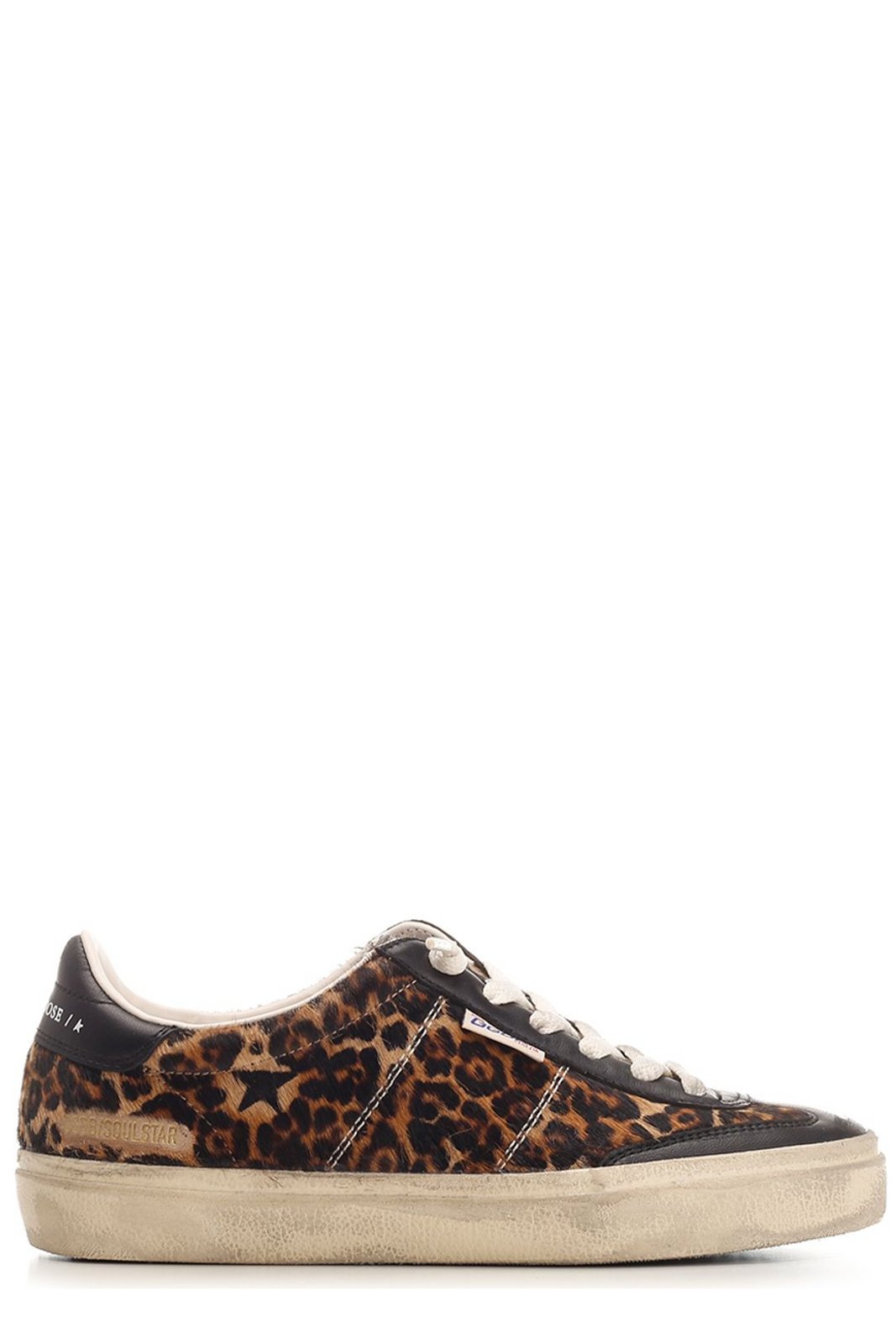 Golden Goose Deluxe Brand Soul Star Leopard Printed Sneakers