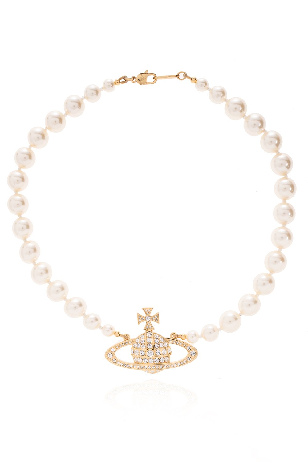 Vivienne Westwood Orb Charm Embellished Necklace