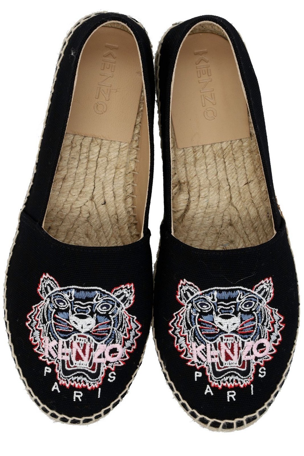 kenzo leather tiger espadrilles