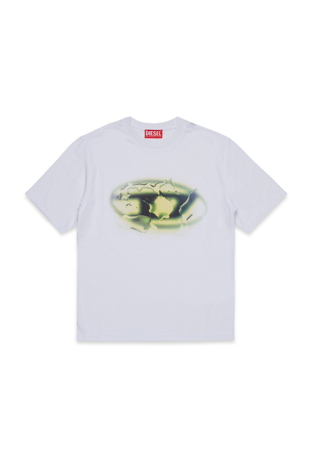 Diesel Kids Oval-D Logo Printed Crewneck T-Shirt