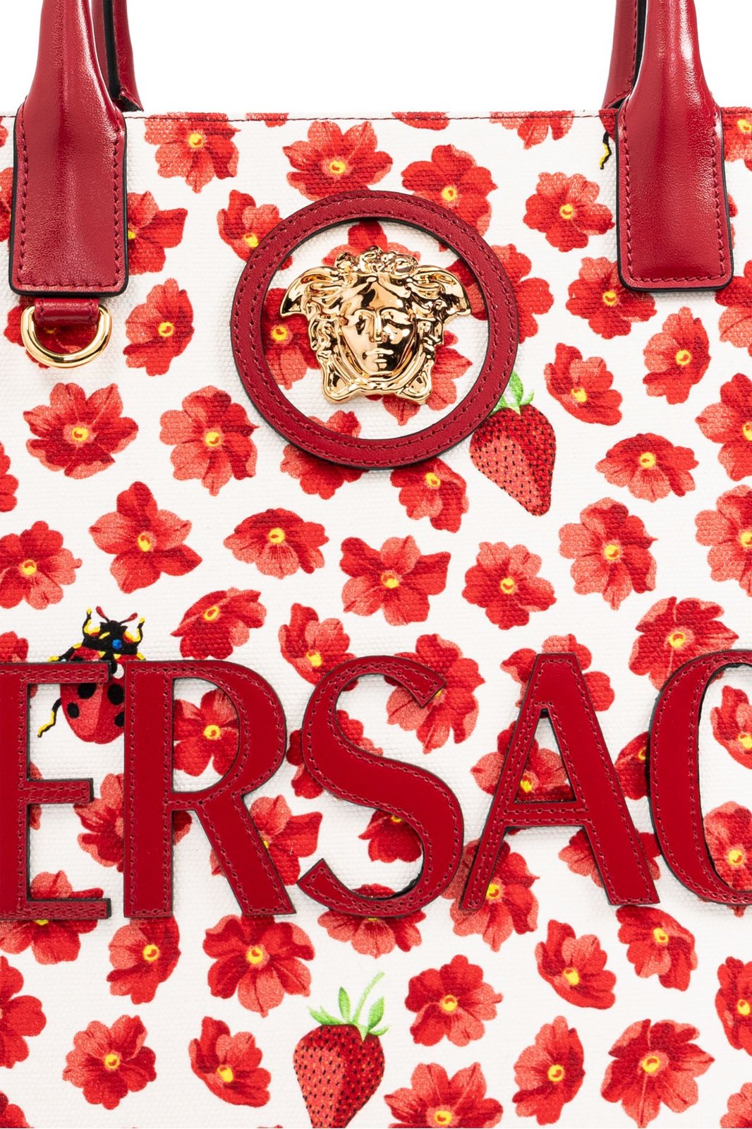 バッグ・カバンその他 VERSACE floral shopper Versace Floral-Printed Shopper Bag – Cettire
