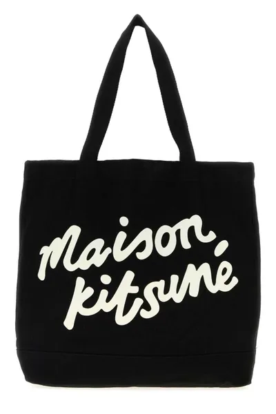 메종키츠네 Maison Kitsuné 메종 키츠네 핸드라이팅 토트백