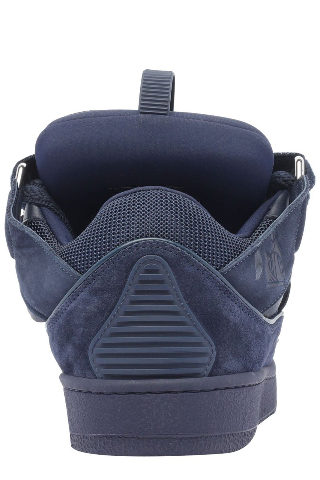 Lanvin Curb Round Toe Lace-Up Sneakers