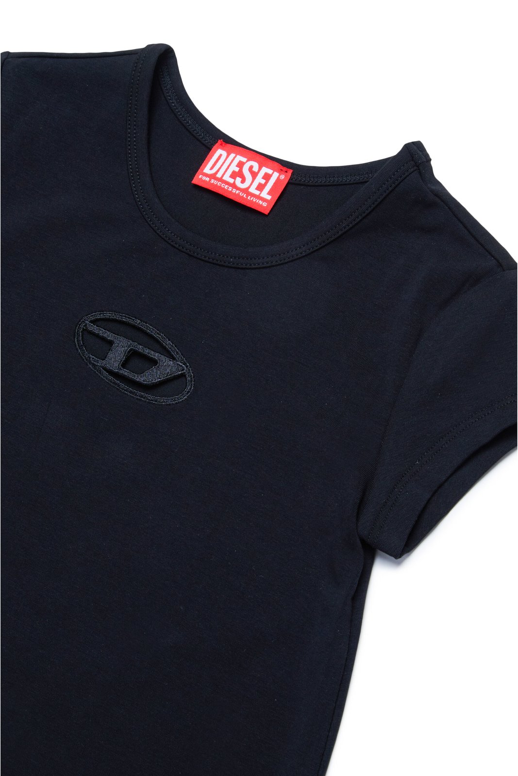 Diesel Kids Dangielam Logo Cut-Out Dress
