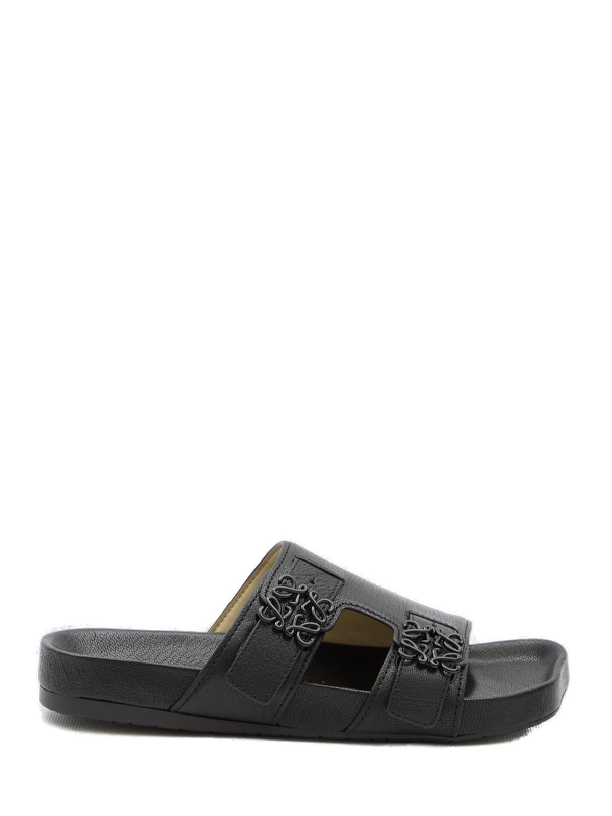 最終価格 LOEWE サンダル 38 Shop Loewe Logo-Plaque Slip-On Sandals on Sale at
