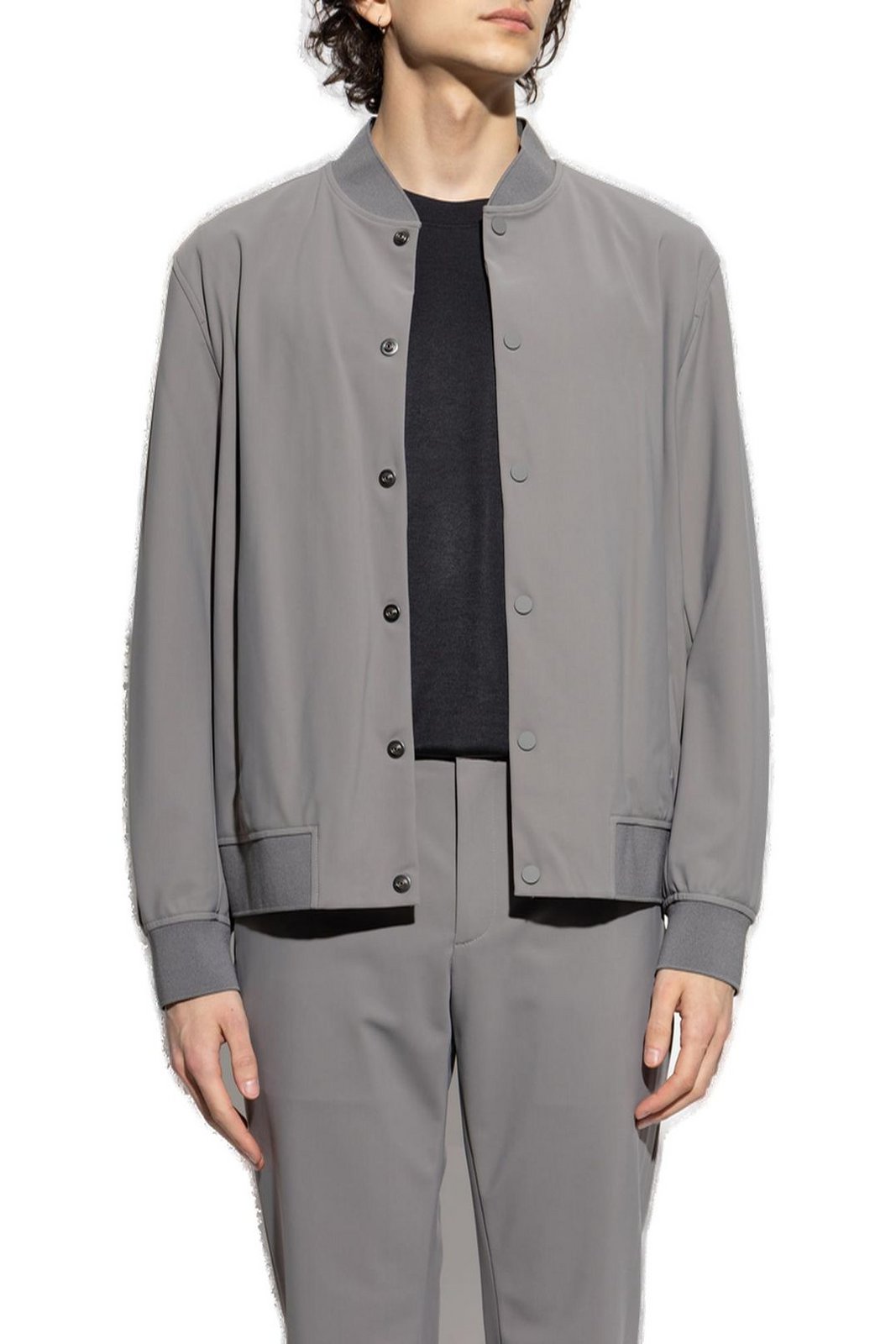 Theory Murphy Long Sleeved Bomber Jacket